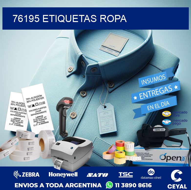 76195 ETIQUETAS ROPA