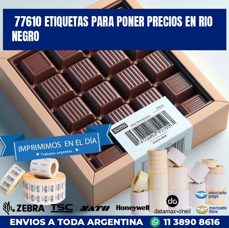 77610 ETIQUETAS PARA PONER PRECIOS EN RIO NEGRO