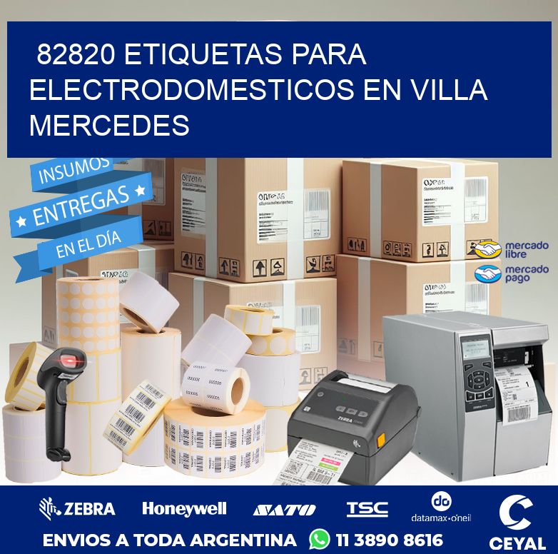 82820 ETIQUETAS PARA ELECTRODOMESTICOS EN VILLA MERCEDES