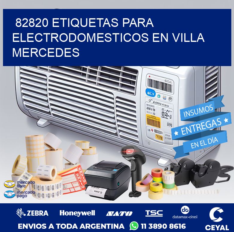 82820 ETIQUETAS PARA ELECTRODOMESTICOS EN VILLA MERCEDES