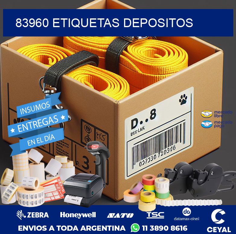 83960 ETIQUETAS DEPOSITOS