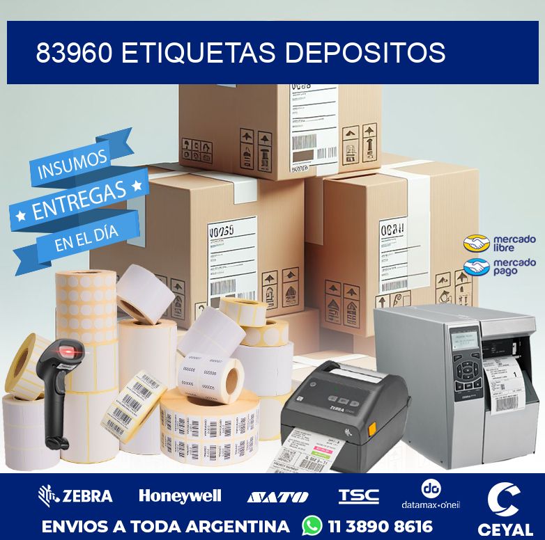 83960 ETIQUETAS DEPOSITOS