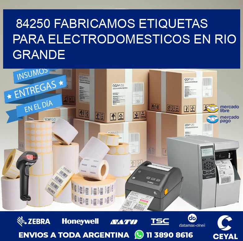 84250 FABRICAMOS ETIQUETAS PARA ELECTRODOMESTICOS EN RIO GRANDE