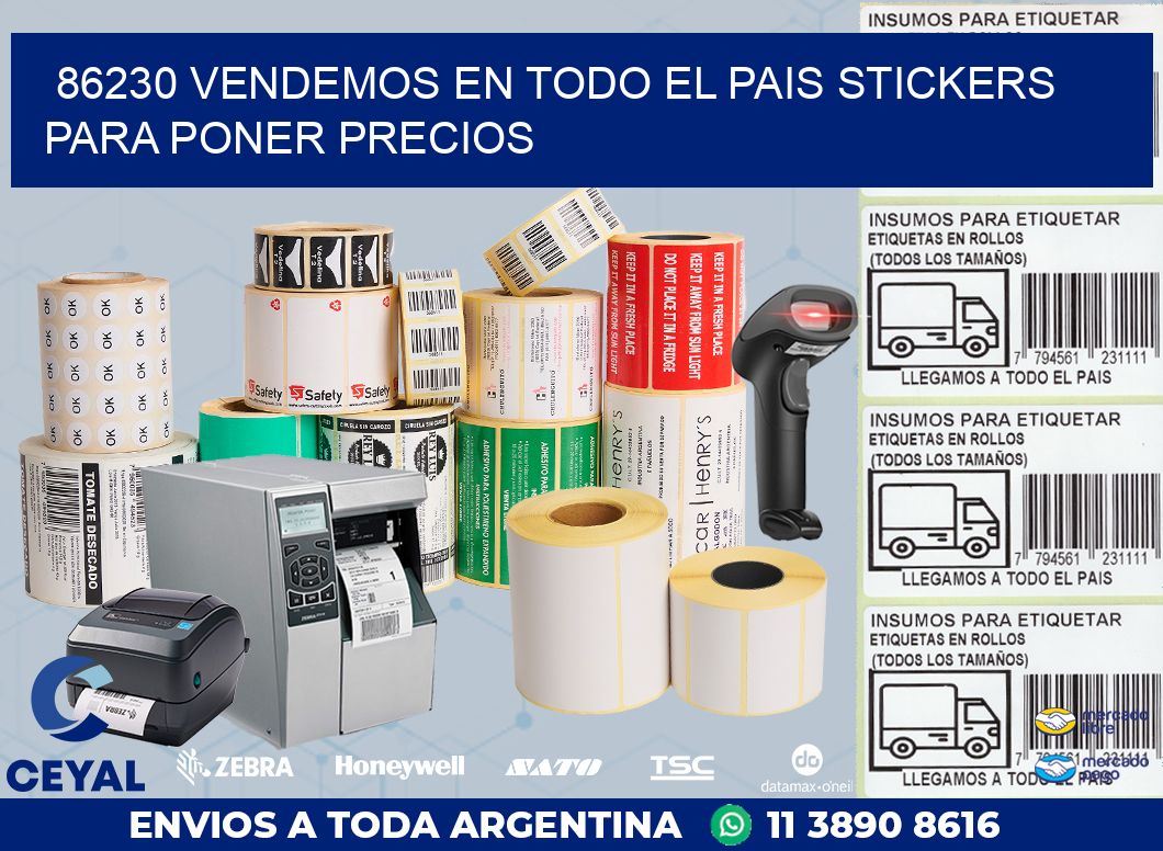 86230 VENDEMOS EN TODO EL PAIS STICKERS PARA PONER PRECIOS