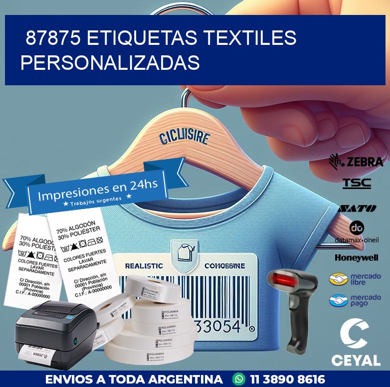 87875 ETIQUETAS TEXTILES PERSONALIZADAS