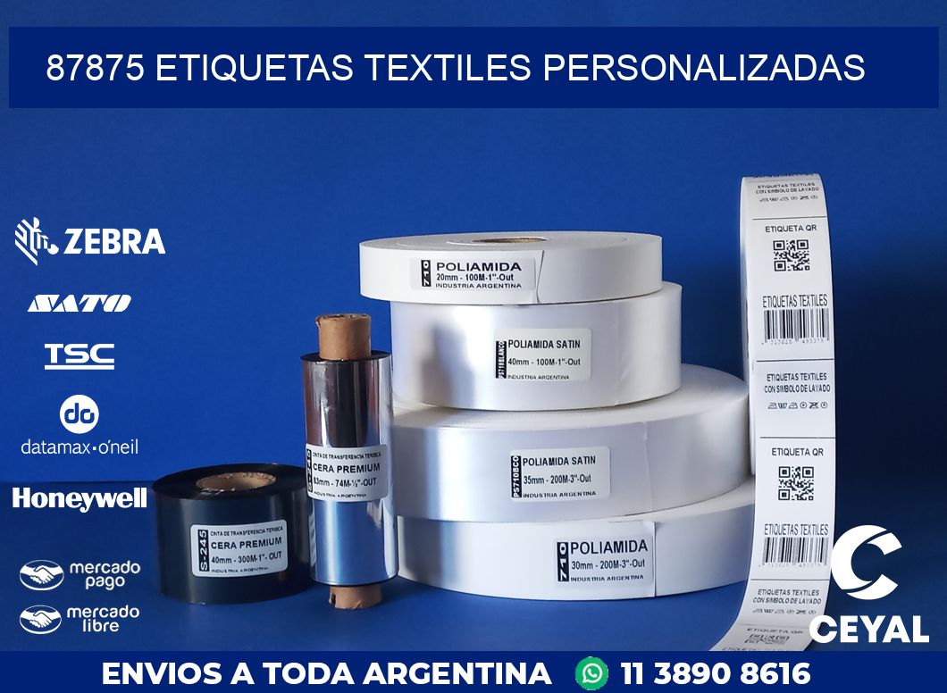 87875 ETIQUETAS TEXTILES PERSONALIZADAS