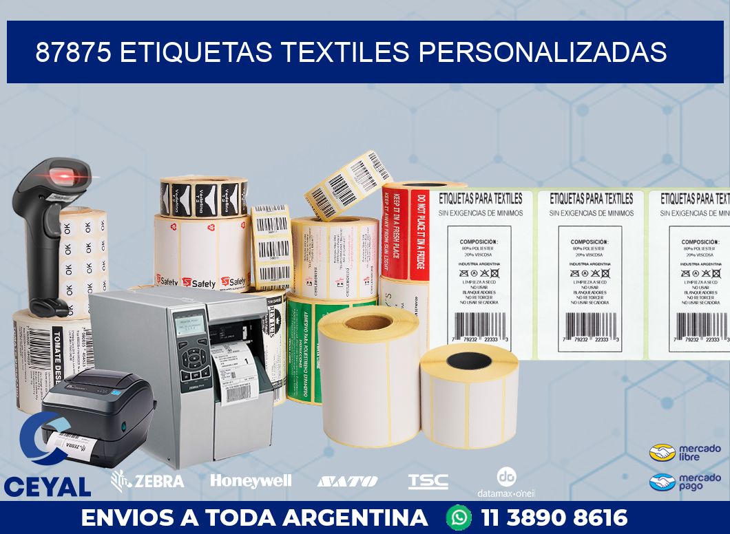 87875 ETIQUETAS TEXTILES PERSONALIZADAS