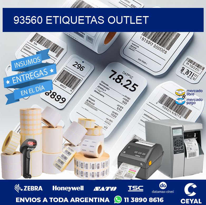 93560 ETIQUETAS OUTLET