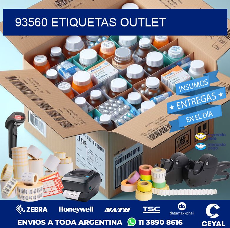 93560 ETIQUETAS OUTLET