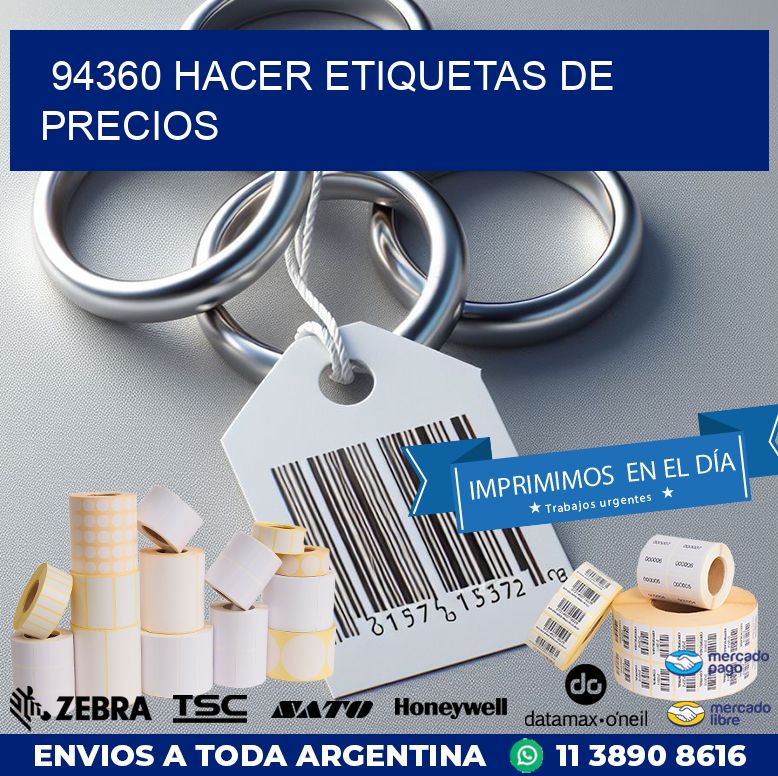 94360 HACER ETIQUETAS DE PRECIOS