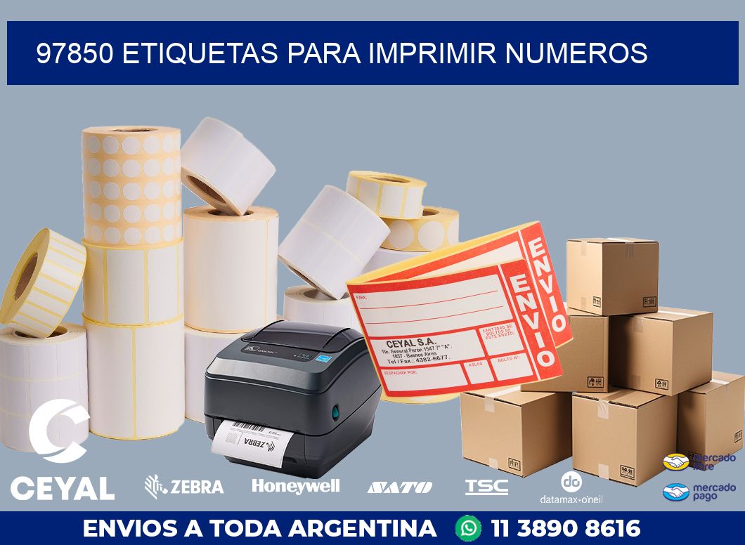 97850 ETIQUETAS PARA IMPRIMIR NUMEROS