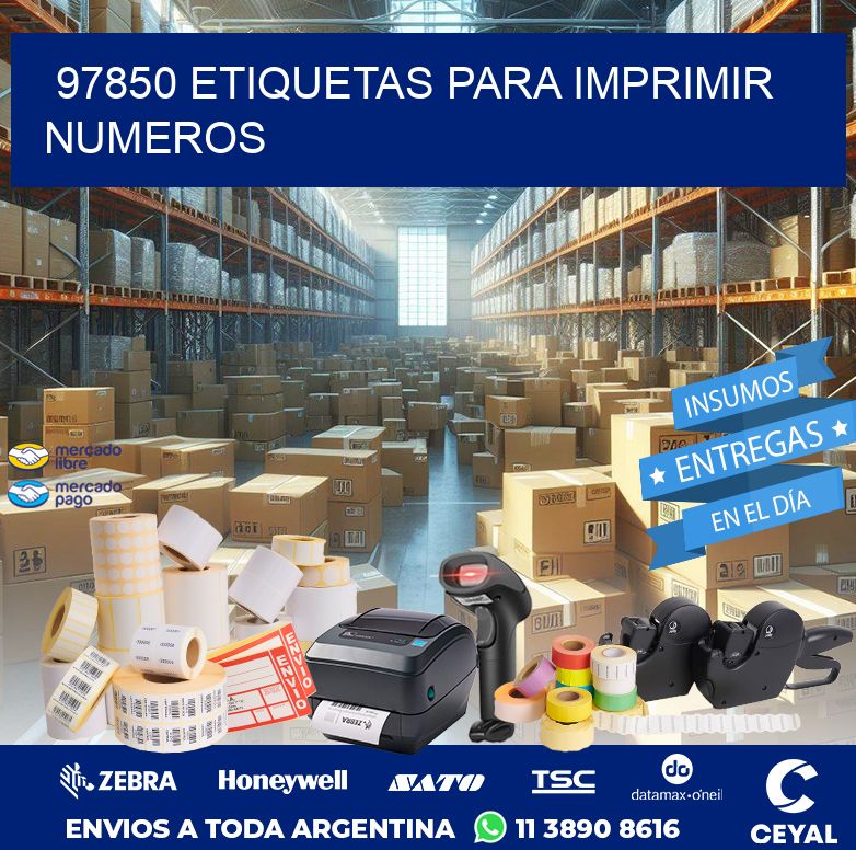 97850 ETIQUETAS PARA IMPRIMIR NUMEROS