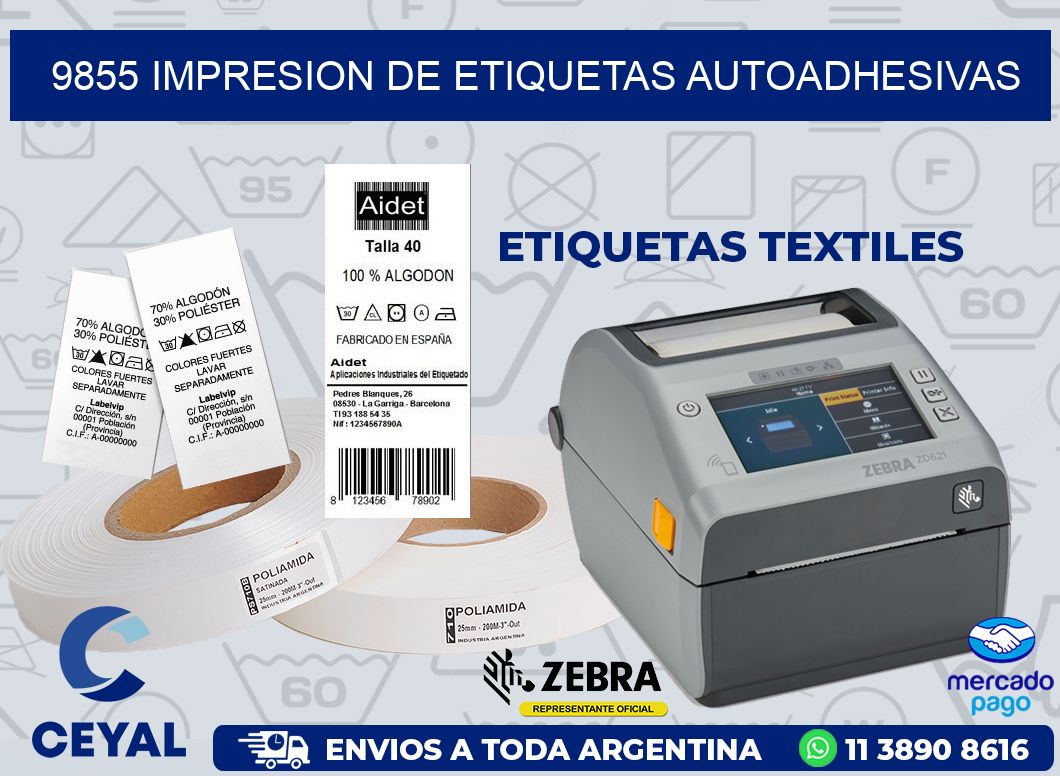 9855 IMPRESION DE ETIQUETAS AUTOADHESIVAS