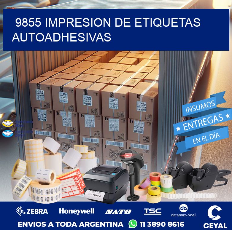 9855 IMPRESION DE ETIQUETAS AUTOADHESIVAS