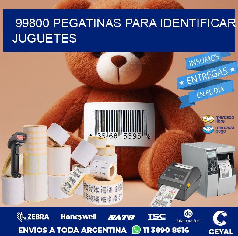 99800 PEGATINAS PARA IDENTIFICAR JUGUETES
