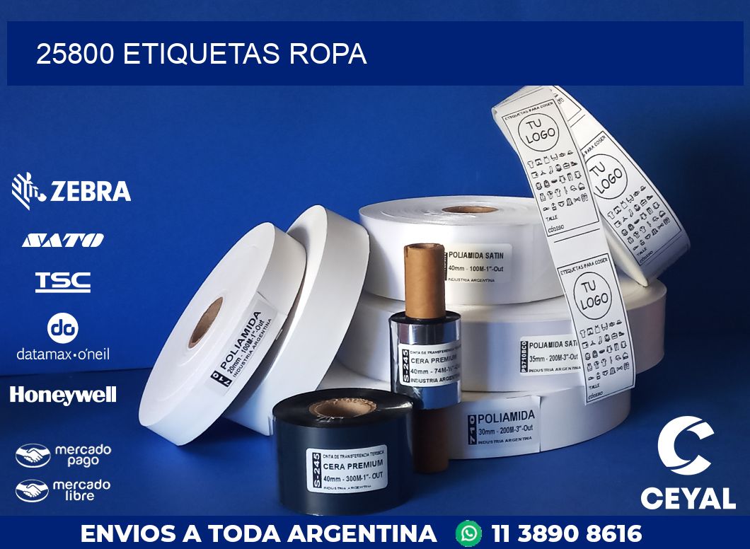 25800 ETIQUETAS ROPA