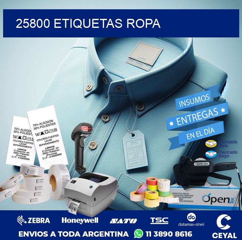 25800 ETIQUETAS ROPA