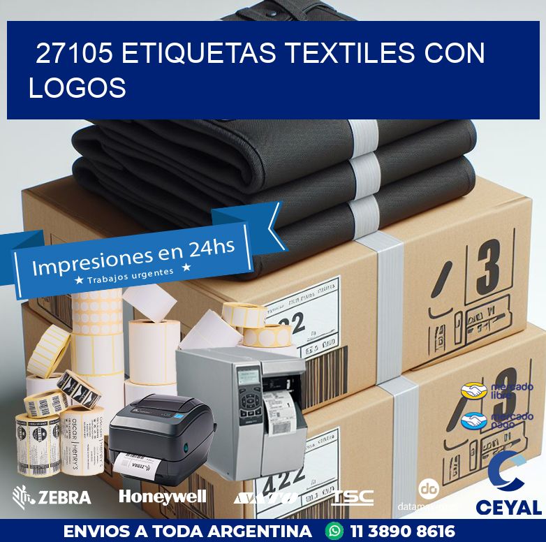 27105 ETIQUETAS TEXTILES CON LOGOS