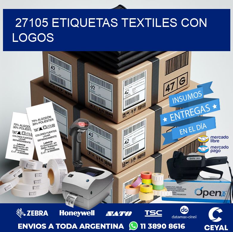 27105 ETIQUETAS TEXTILES CON LOGOS