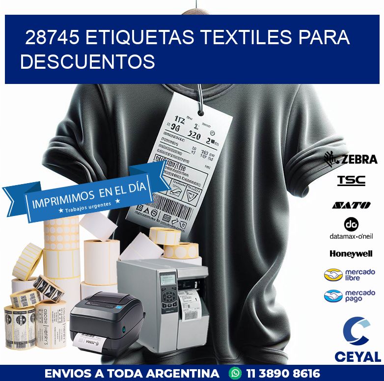 28745 ETIQUETAS TEXTILES PARA DESCUENTOS
