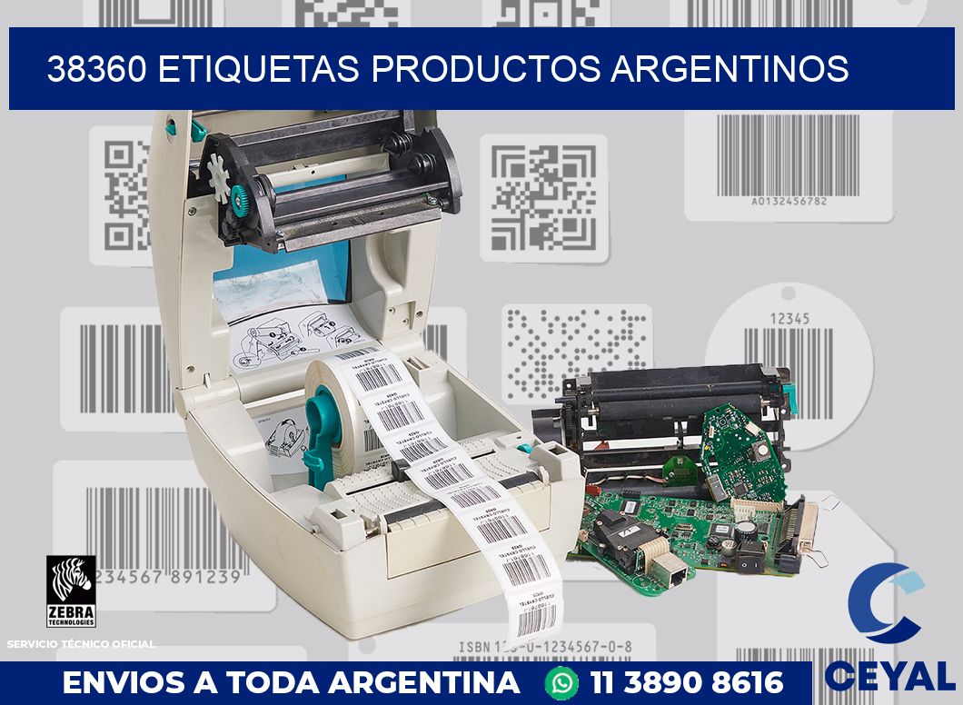 38360 Etiquetas productos argentinos