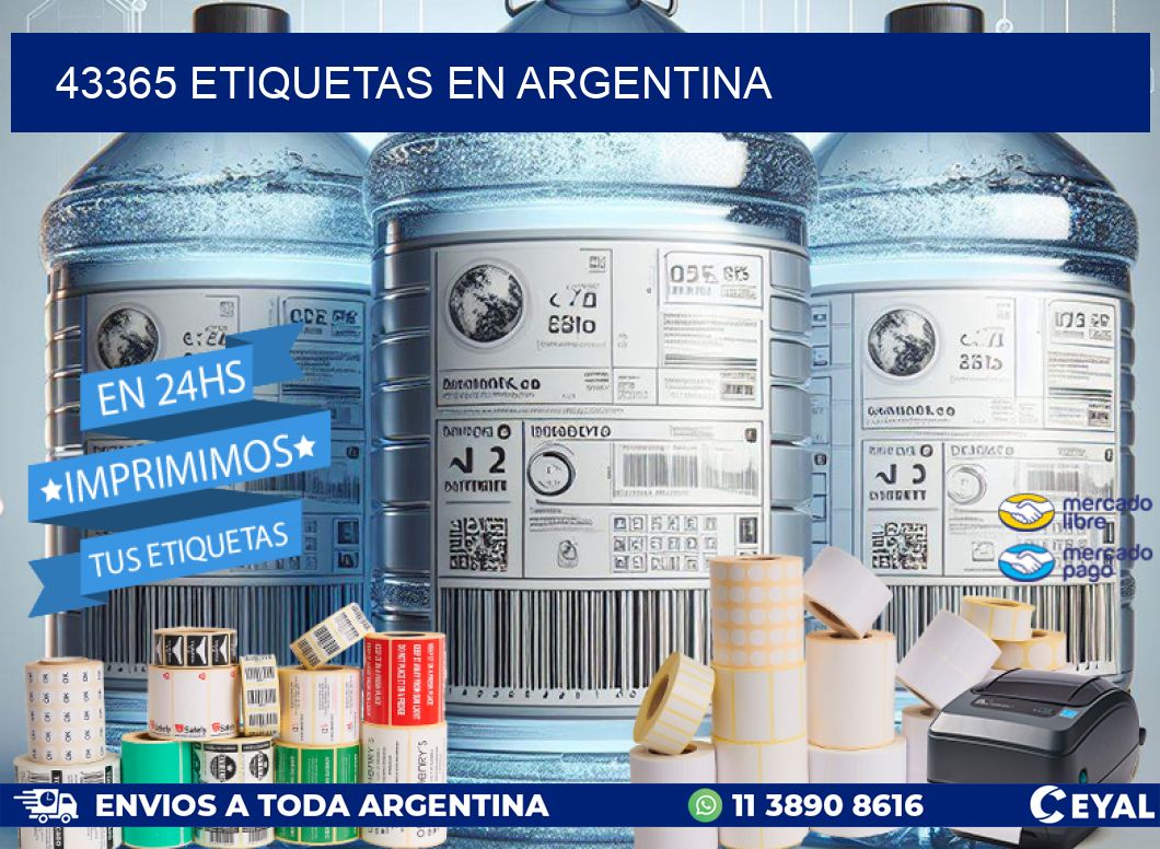 43365 etiquetas en argentina