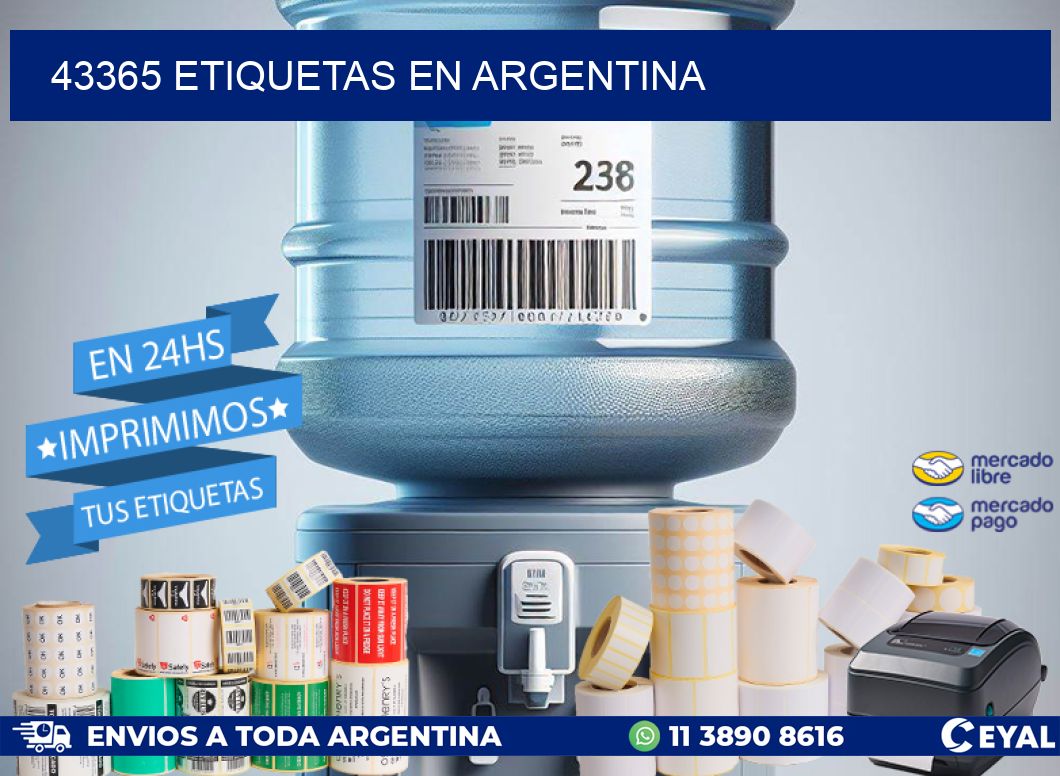 43365 etiquetas en argentina