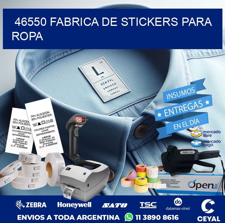 46550 FABRICA DE STICKERS PARA ROPA
