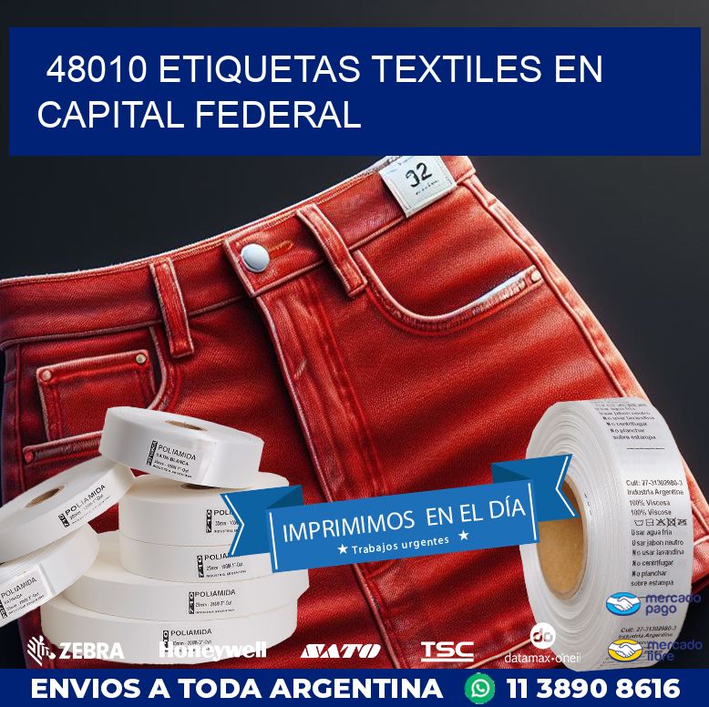 48010 ETIQUETAS TEXTILES EN CAPITAL FEDERAL