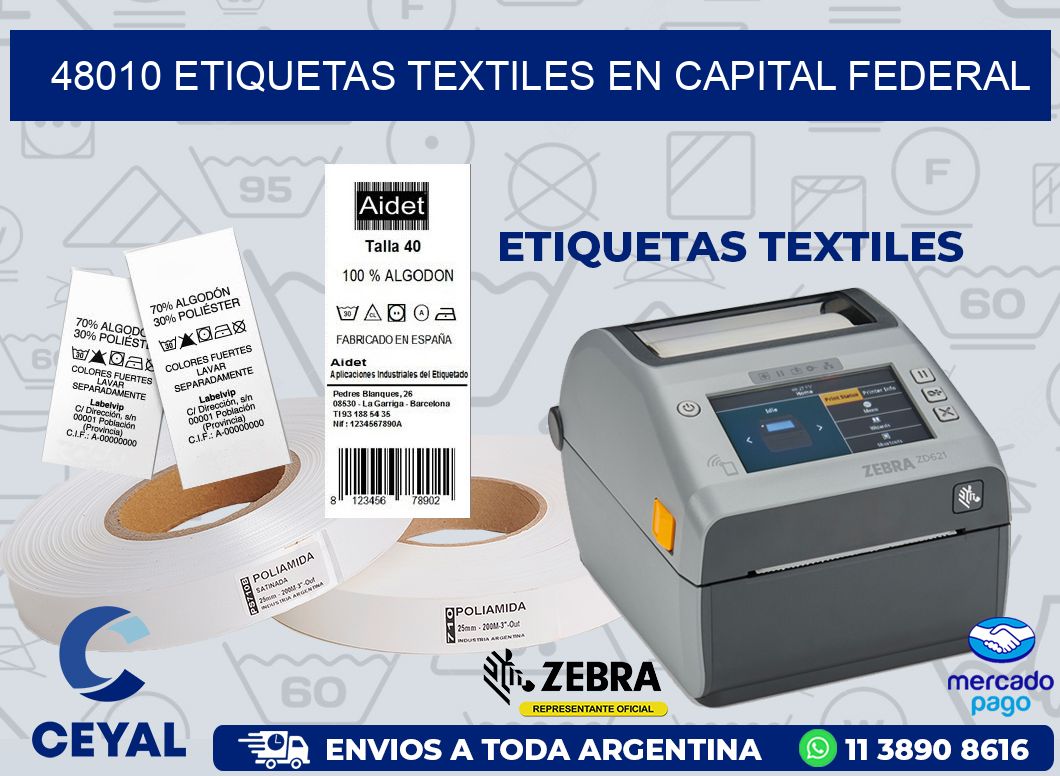 48010 ETIQUETAS TEXTILES EN CAPITAL FEDERAL