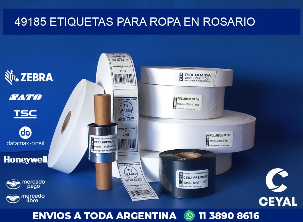 49185 ETIQUETAS PARA ROPA EN ROSARIO