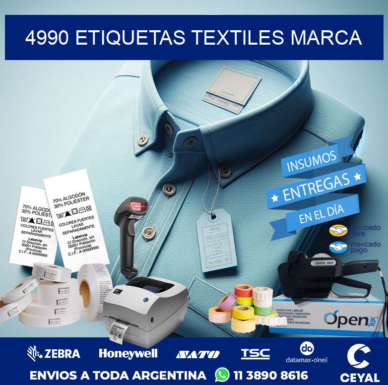 4990 ETIQUETAS TEXTILES MARCA