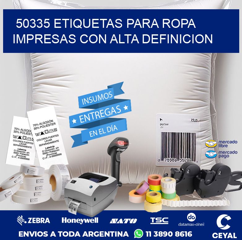 50335 ETIQUETAS PARA ROPA IMPRESAS CON ALTA DEFINICION