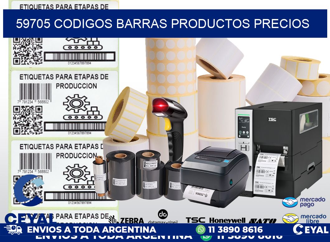 59705 CODIGOS BARRAS PRODUCTOS PRECIOS