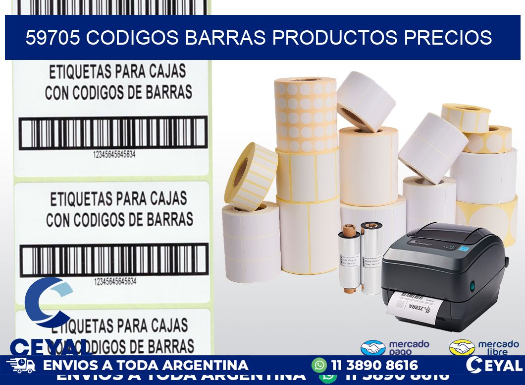 59705 CODIGOS BARRAS PRODUCTOS PRECIOS