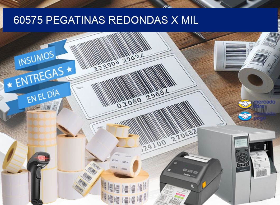 60575 PEGATINAS REDONDAS X MIL
