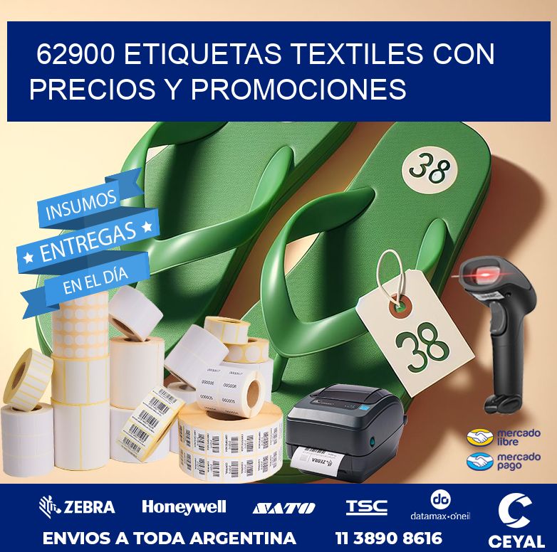 62900 ETIQUETAS TEXTILES CON PRECIOS Y PROMOCIONES