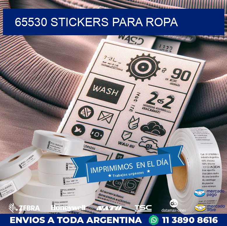 65530 STICKERS PARA ROPA