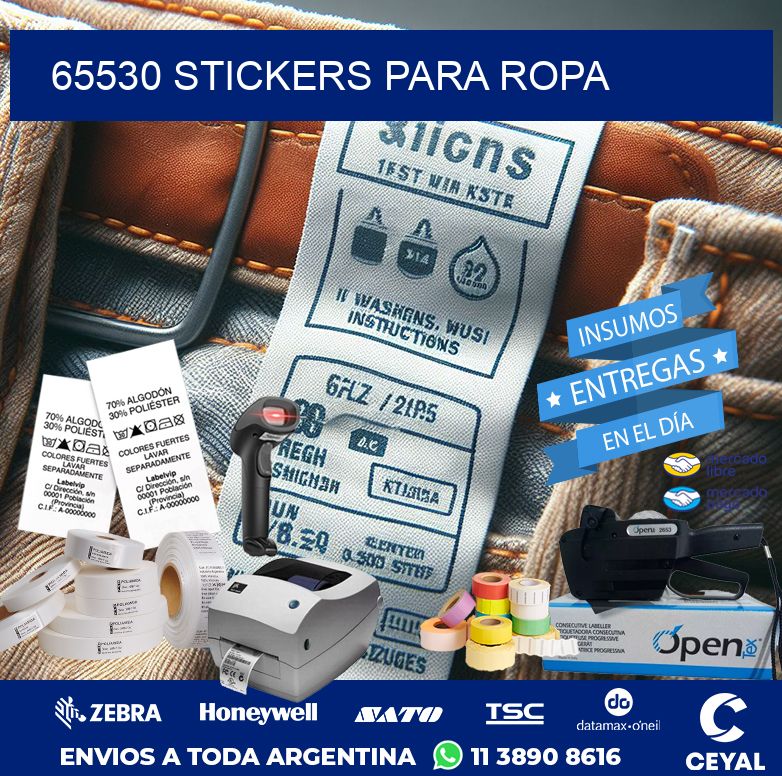 65530 STICKERS PARA ROPA