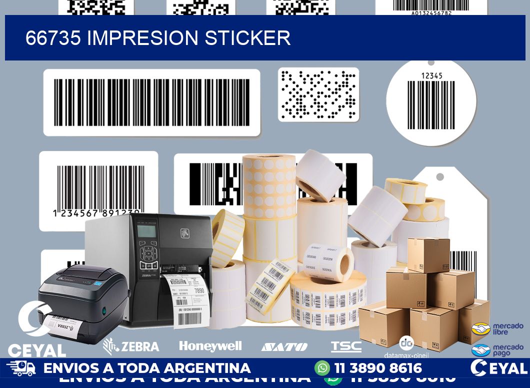 66735 Impresion sticker