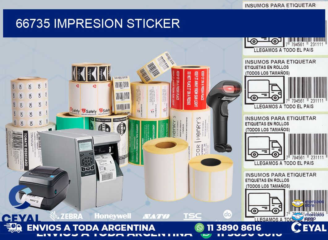 66735 Impresion sticker
