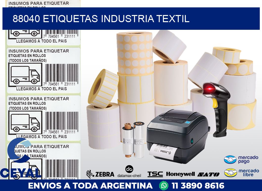 88040 ETIQUETAS INDUSTRIA TEXTIL