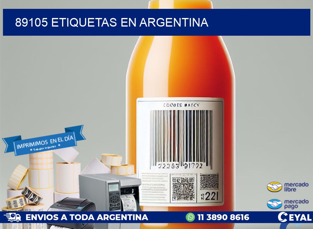 89105 etiquetas en argentina