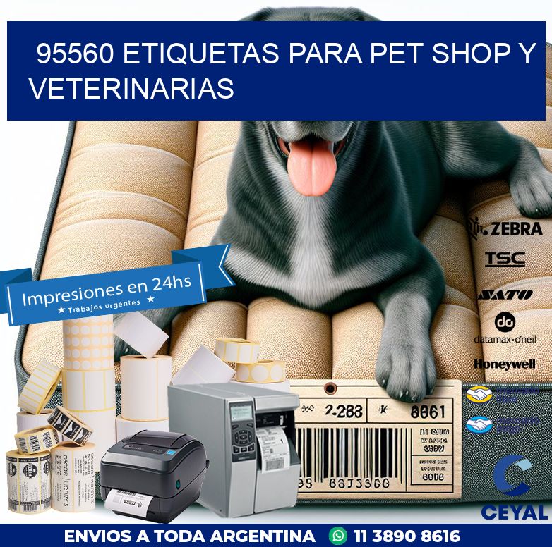 95560 ETIQUETAS PARA PET SHOP Y VETERINARIAS