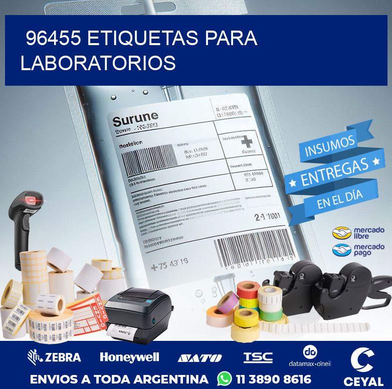 96455 ETIQUETAS PARA LABORATORIOS