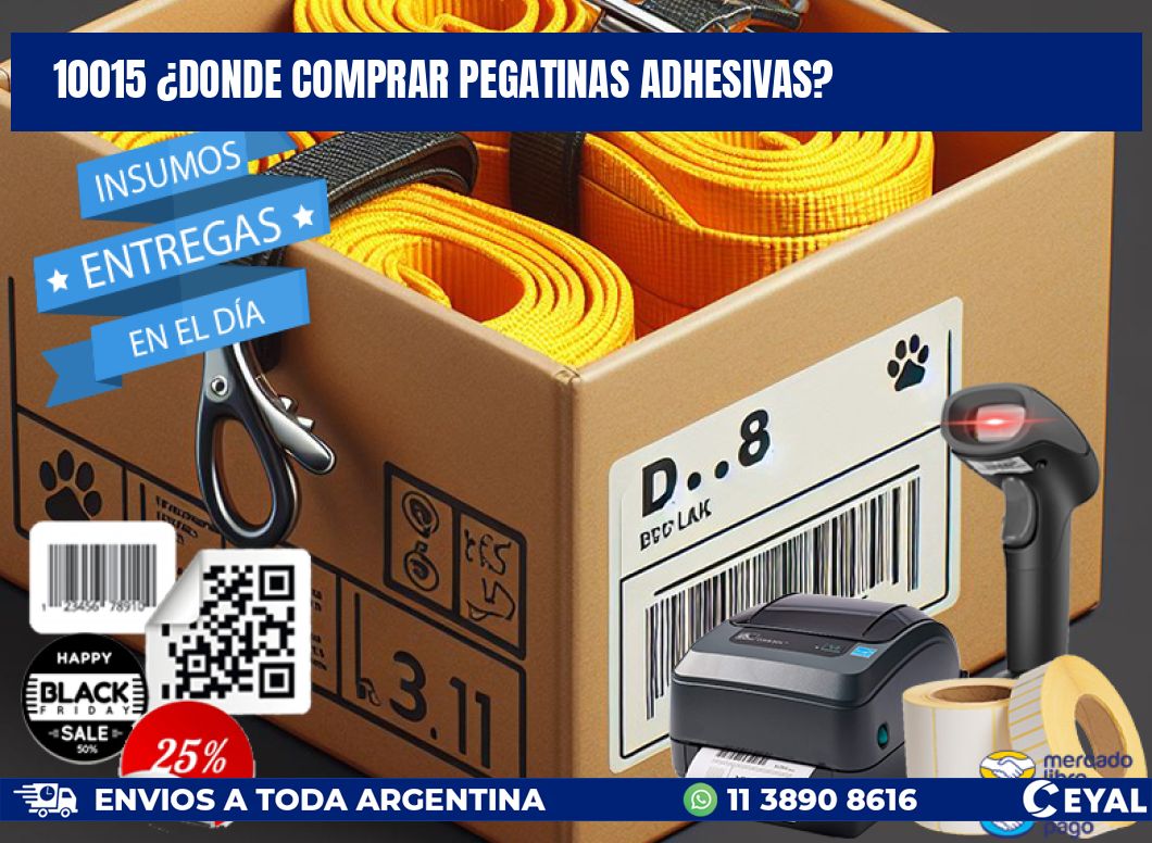 10015 ¿DONDE COMPRAR PEGATINAS ADHESIVAS?