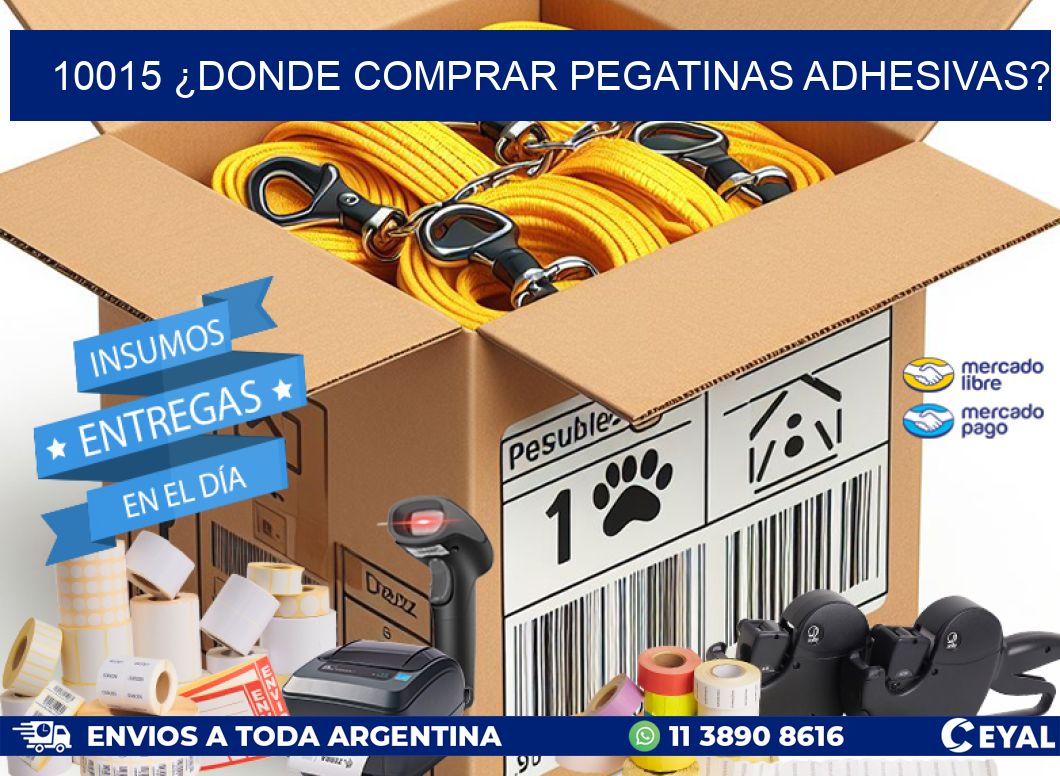 10015 ¿DONDE COMPRAR PEGATINAS ADHESIVAS?