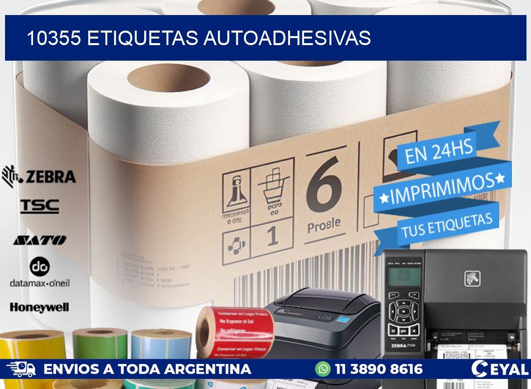 10355 ETIQUETAS AUTOADHESIVAS