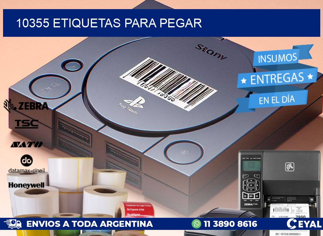 10355 ETIQUETAS PARA PEGAR