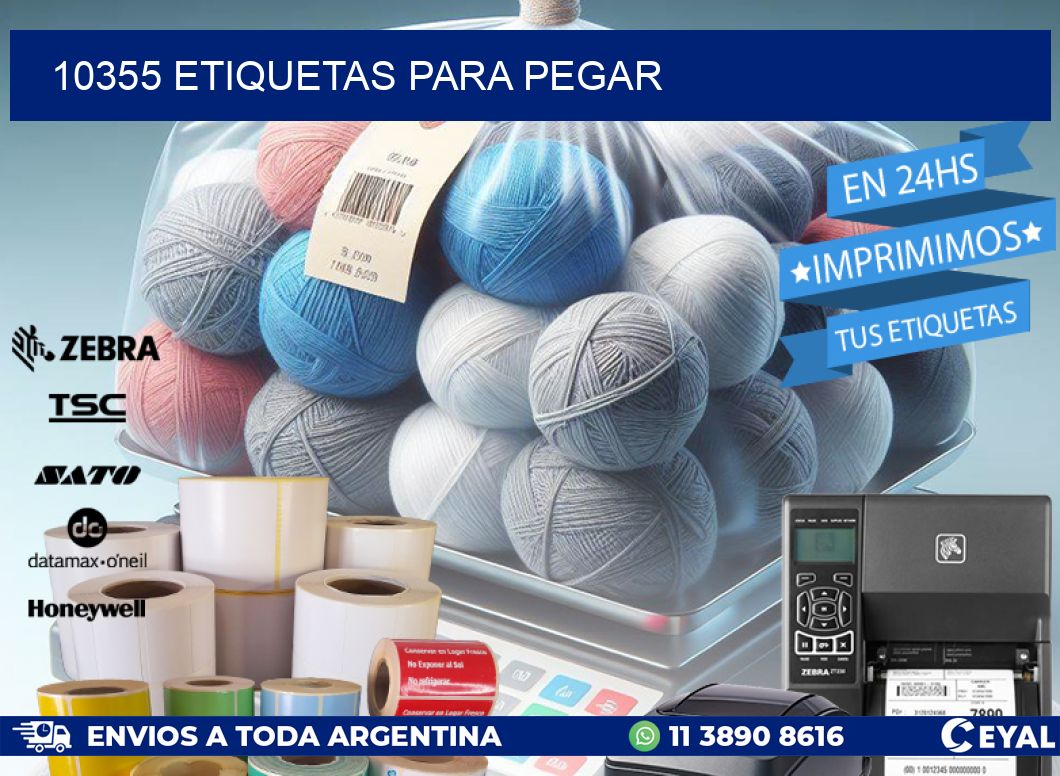 10355 ETIQUETAS PARA PEGAR